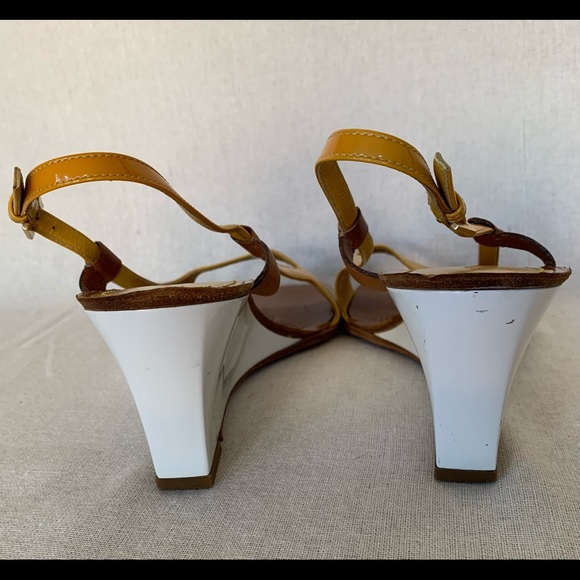 Louis Vuitton Patent Leather Wedge Sandal sz 41 10. Ready for Spring/Summer! - Picture 5 of 6